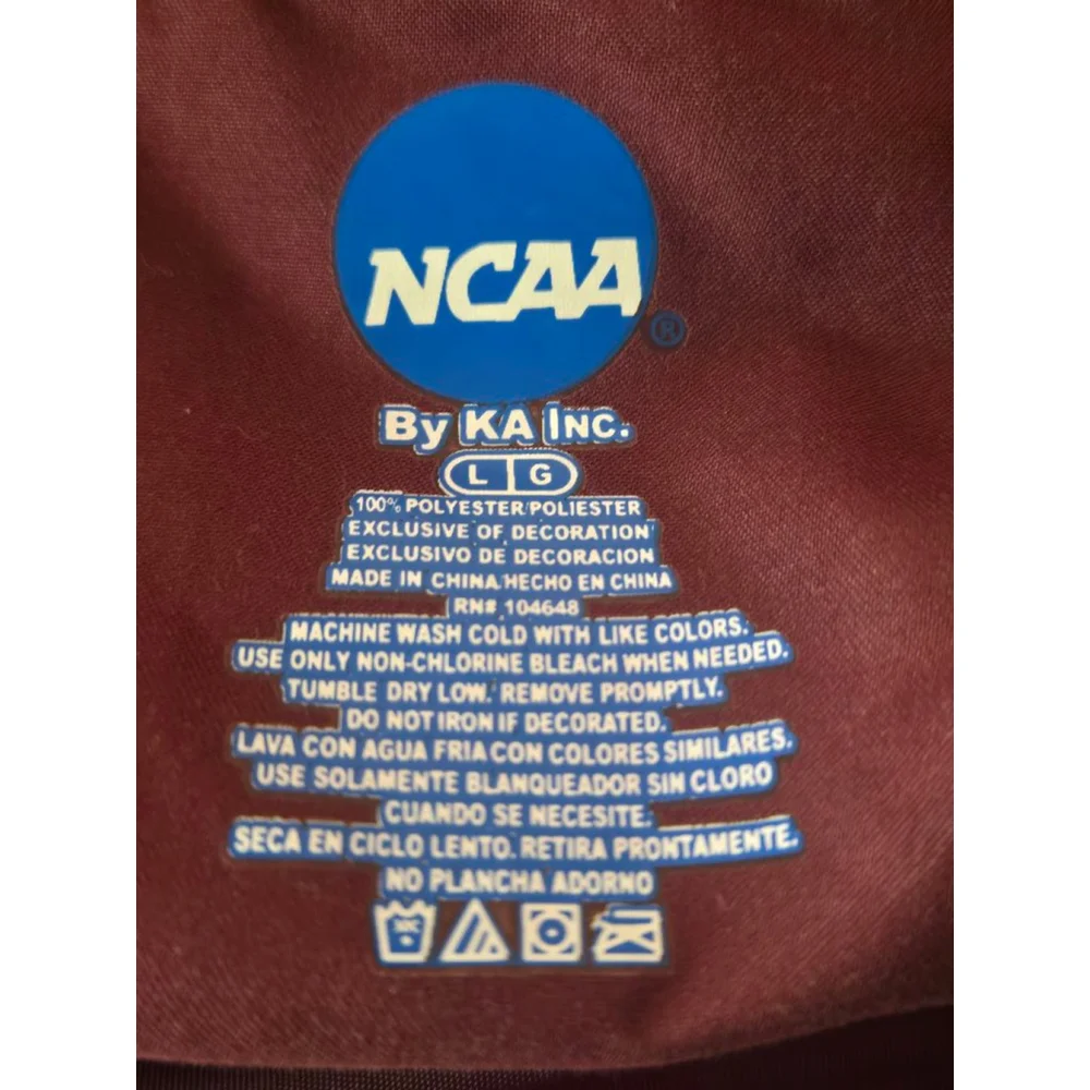 Men's NCAA by KA Inc NC Central University Pullover Windbreaker Jacket - Picture 4 of 4